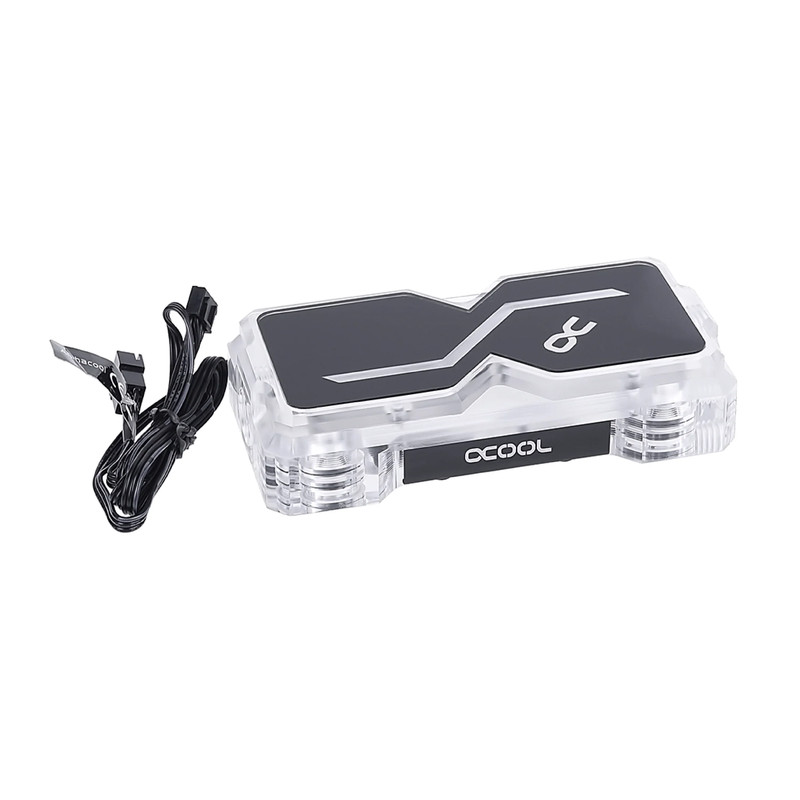 Alphacool GPX SLI Connector Dual-Plexi-Addressable RGB-4 PCI-E Space - كابل مرن